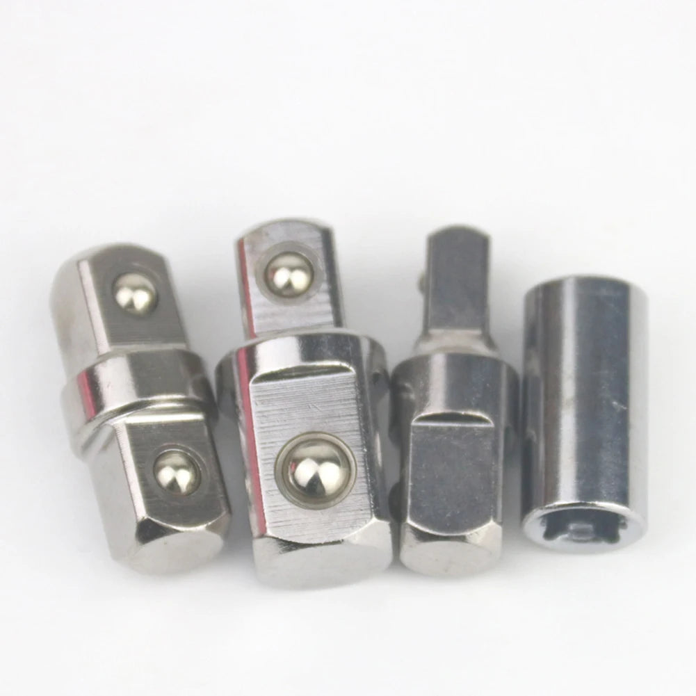 Socket Adapter Converter Reducer Set 1/2" 1/4" And 3/8" Square Drive Adapter External Square Internal Hexagonal Socket Adaptor Oasis Select
