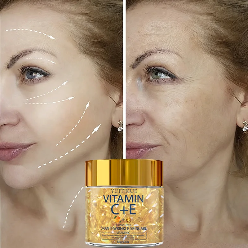 YUITIKUE Vitamin C E Skincare Cream Dual-Effect Synergy Illuminate Youthful Radiance Daily Moisturizing Oasis Select