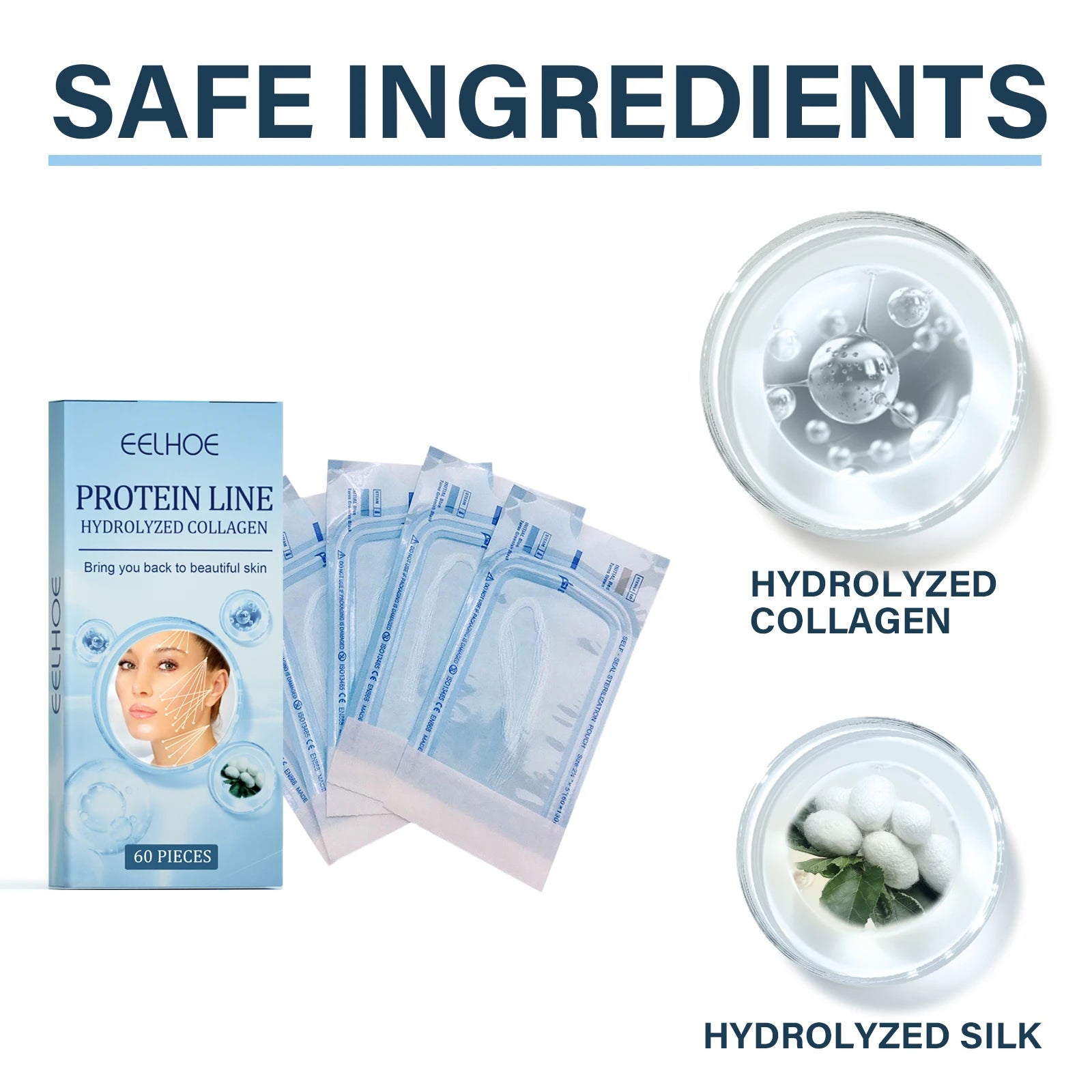 Eelhoe Protein Lifting Thread – Anti-Wrinkle Face Serum