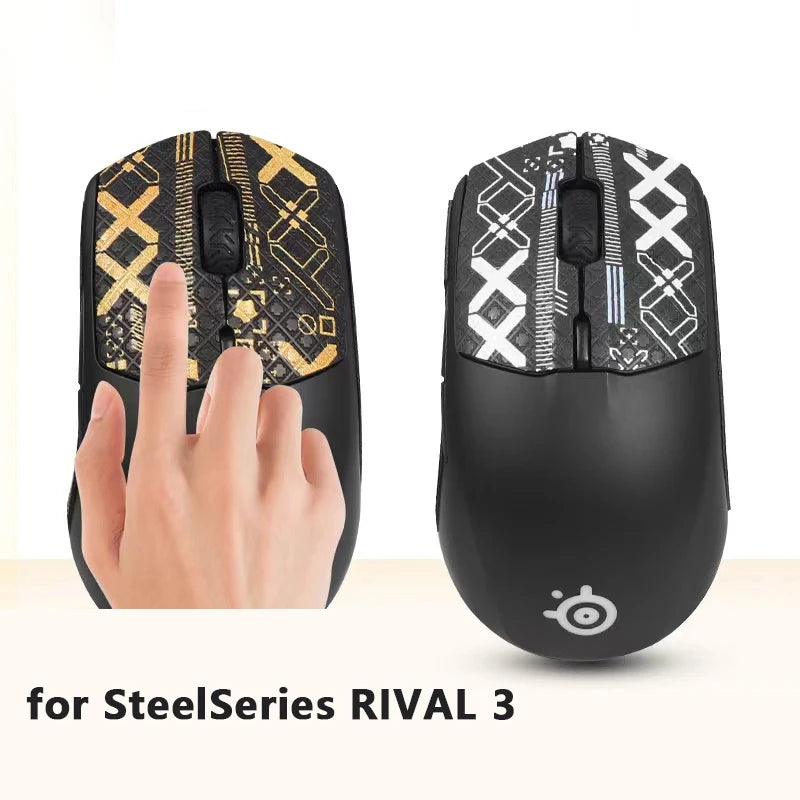 Anti-Slip Mouse Sticker Sweat-Absorbent Wear-Resistant Protective Grip Tape For SteelSeries Rival 3 E-Sport Gaming Accessories Oasis Select