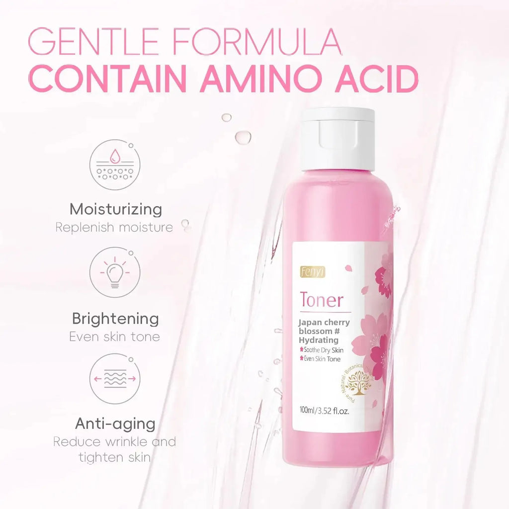 LAIKOU Cherry Blossom Toner 100ml – Hydrating & Oil Control