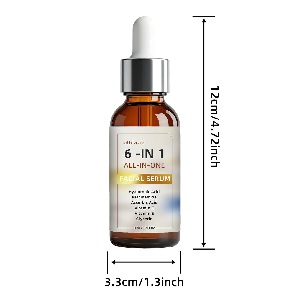 Ottilavie 6-in-1 Facial Serum 2pc – Hydrate, Firm & Even Tone Facial Serum Set Oasis Select 2pcs 50ml