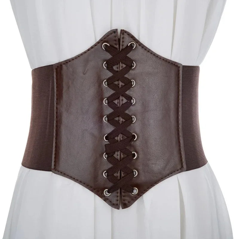 Palace Style Intellectual Outerwear with Body Shaping and Abdominal Cinching Straps Belt Waist Seal Waist Cinching Oasis Select