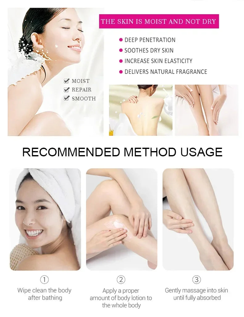 500ml Collagen Snail Body Lotion Moisturizing Skin Care Brightening Hydrating Snail Body Lotion Body Whitening Cream Skin Care Oasis Select