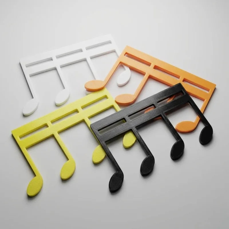 Creative Musical Note Book Stand 3D Printed Music Symbol Book Clip Music Clip Keep Books Open Flat for Reading Performance Tools Oasis Select