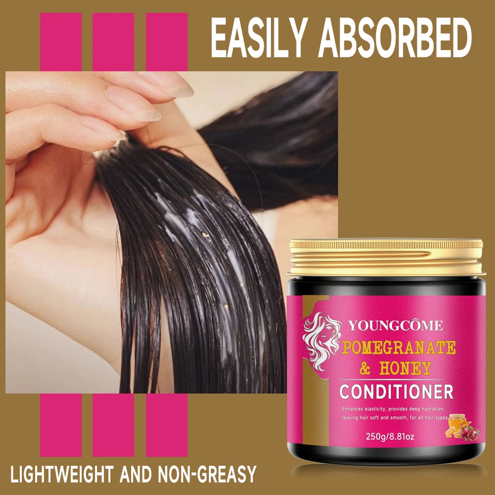 Pomegranate & Honey Leave-In Conditioner for Curly Hair 250g