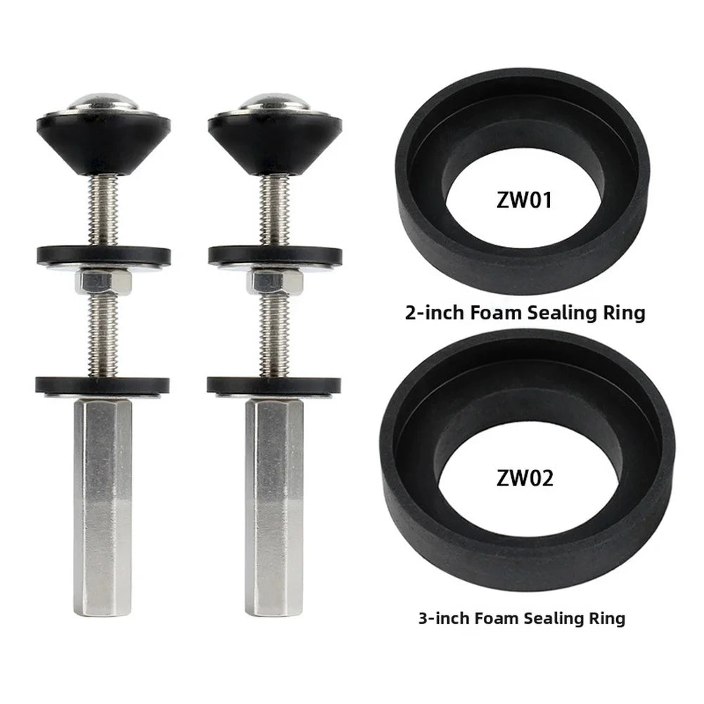 Toilet Tank Bolts And Screws Kit With Sealing Rubber Rings For Bathroom Toilet Repair 2 Inch 3 Inch Foam Gaskets Oasis Select E China Mainland