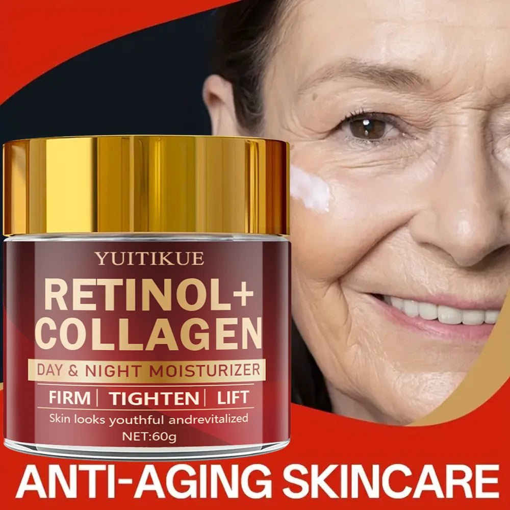 Retinol Collagen Cream 60g – Anti-Aging Day & Night Moisturizer