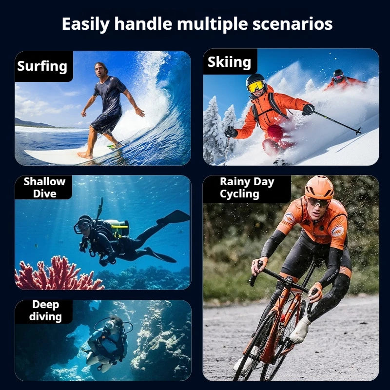 70M Dive Housing for DJI Osmo Action 6 + Underwater Fill Light