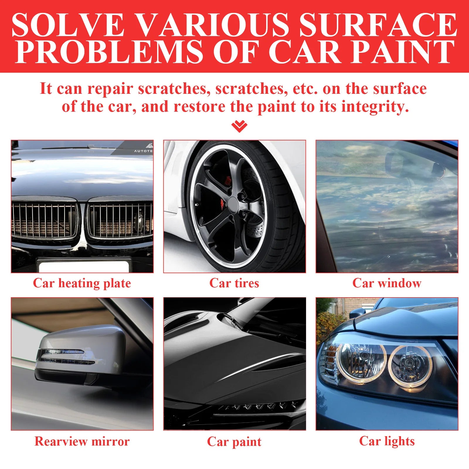 All Cars Magic Pen Car Scratches Removal Weatherproof Touch up Repair Covering Auto Paint Portable Fix Automotive Care Supplies Oasis Select