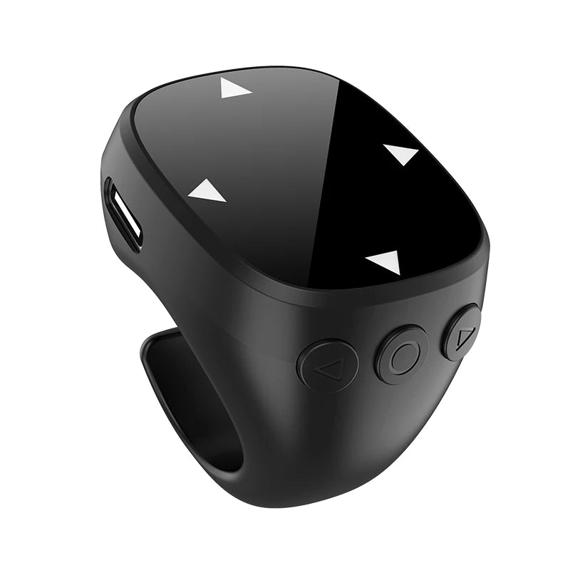 Bluetooth Ring Remote – Scroll, Selfie & Page Turner Control