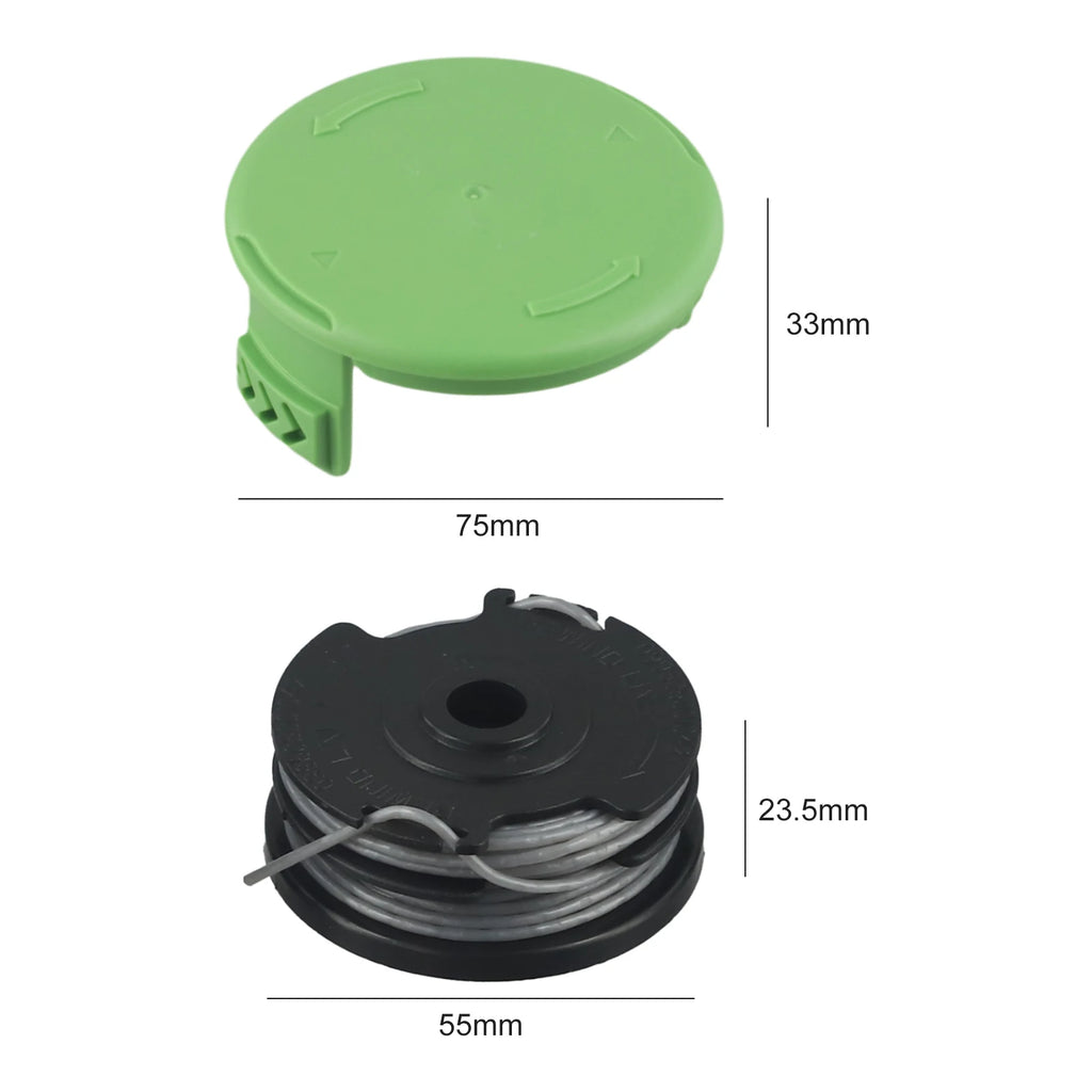 Trimmer Line Spool & Cap 29187 – Greenworks 40V G40LT G40LTK2 Trimmer Line Spool Oasis Select