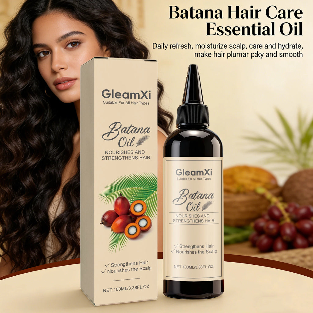 Batana Hair Care Essential Oil Reduce Hair Loss Strengthen Hair Nourish Scalp Anti Hair Frizz Increase Hair Elasticity Hair Care Oasis Select