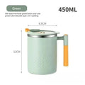 15oz 304 Stainless Steel Mug With Tea Leak Tea Cup Double Layer Coffee Cup Japanese Tea Cup Milk Cup Cups Mugs Oasis Select GREEN 401-500ml