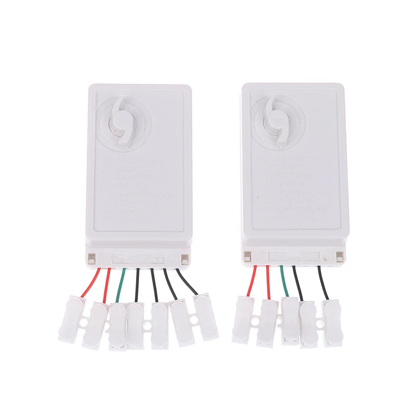 LED String Dimmer EK-04 2/4-Way 8 Function Knob/Solder-Free Type Push Button Type Light Adjustment Controller Oasis Select
