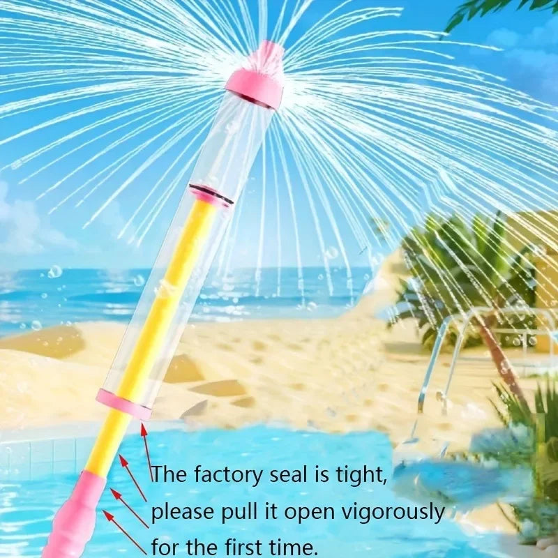 1pc/2pcs New Firework Fountain Water Gun - Super Soaker Squirt Gun Outdoor Water Balloon Battles Beach Party Drifting Adventure Oasis Select