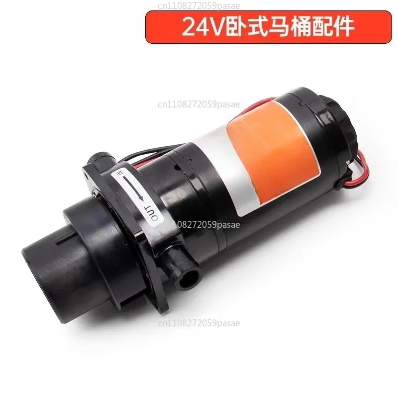 Toilet RV Special Electric Toilet Car Ceramic Toilet 12V24V Accessories Oasis Select Horizontal 24V