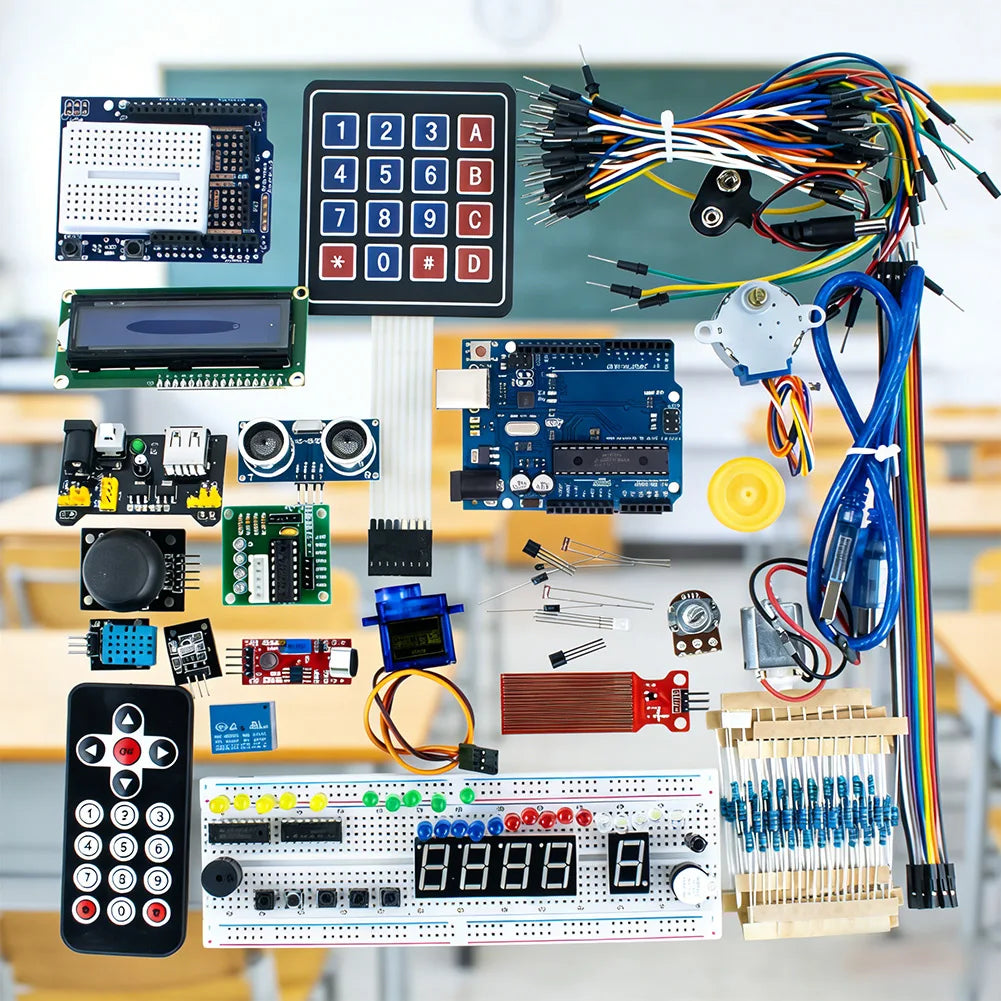 Versatile Development Board Kit R3 Variety Of Components Applications Super Starter For Arduino Learning For RFID Upgrade Parts Oasis Select
