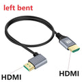0.5m 1m 8K HDMI 2.1V Male to Male Cable Cord Left Right UP Down Angle 8K HDMI cable for HD TV Laptop Projector PS4 PS5 Cable Oasis Select 8K HDMI Left 1m