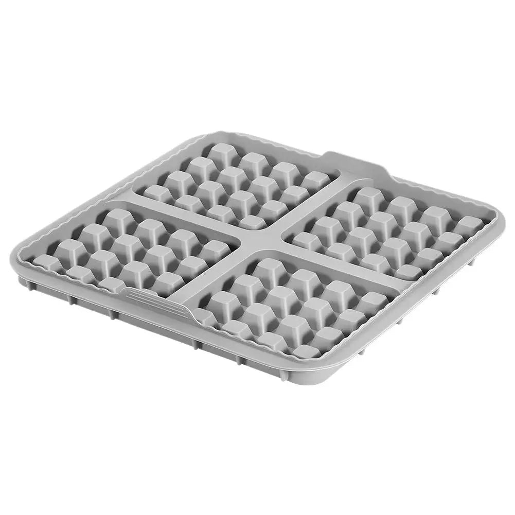 Air Fryer Silicone Waffle Maker Mold Square Reusable Non-stick Easy Release Biscuit Pancake Waffle Baking Mold Kitchen Accessory Oasis Select Green
