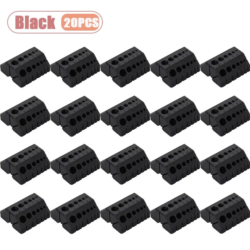 1-20PCS 3D Printed Drill Guide Tool Portable Drill Bit Alignment Jig for Woodworking Precise Positioning DIY Woodworking Helper Oasis Select Black-20PCS