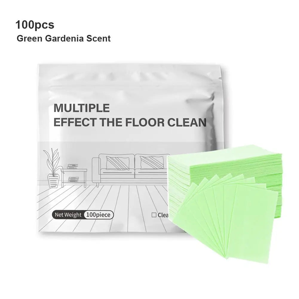 100PCS Water-Soluble Floor Cleaner Tablets Sterilizing Fragrant Remove Yellow Dirt Multi-Purpose Cleaning Sheets for Bathroom Oasis Select 03