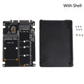 New Sale NGFF To SATA 3 External HDD Enclosure MSATA SSD M.2 SATA Protocol Adapter Board Oasis Select With Shell