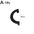 European Modern Minimalist Semi-Circular Knob Zinc Alloy Cabinet Drawer Shoe Door Pull Furniture Handle Oasis Select A-96mm