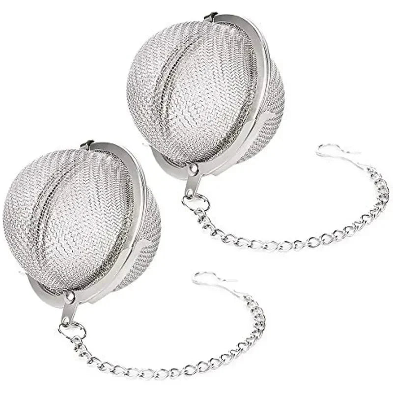 Stainless Steel Tea Ball Mesh Tea Infuser StrainersPremium Tea Filter Tea Interval Diffuser for Loose Leaf Tea Oasis Select