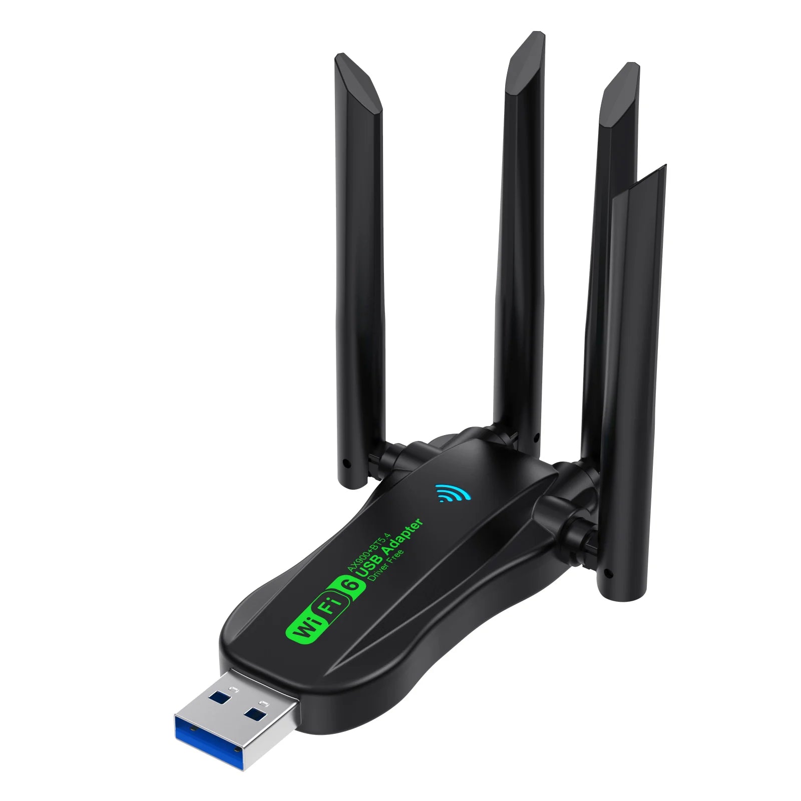 AX900 WIFI6 USB Adapter 2IN1 Bluetooth 5.4 Dual Band 2.4G&5G 900Mbps WiFi 6 802.11AX USB3.0 Wireless Card Receiver For WIN10/11 Oasis Select AX900 BT5.4 WIFI6