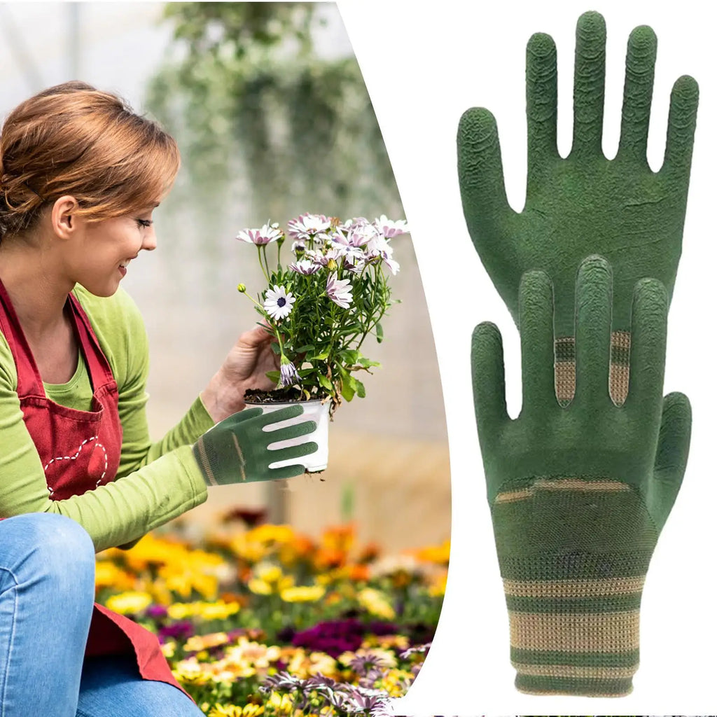 Gardening Gloves Yard Work Gardening Gloves Puncture-Resistant Thorn-Proof Waterproof Tools Indoor/Outdoor Protective Working Oasis Select