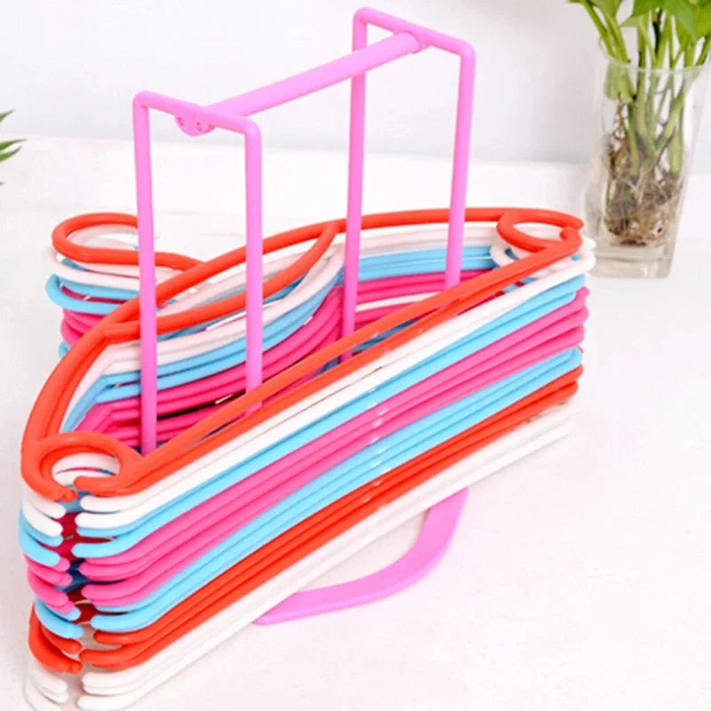 Hanger Organizer Stacker Rack for Closet & Laundry Room Hanger Storage Rack Oasis Select