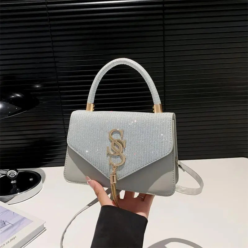 Sparkly Rhinestone Evening Bag Luxury Shoulder Purse for Women Formal Occasion Banquet Prom Accessory Oasis Select A8
