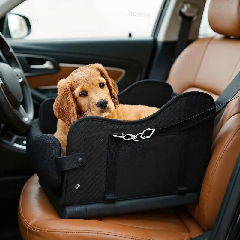 Car Dog Bed Durable Foldable Armrest Box Central Control Dog Safety Seat Portable For Truck Backseat Front Stroller Pet Supplies Oasis Select