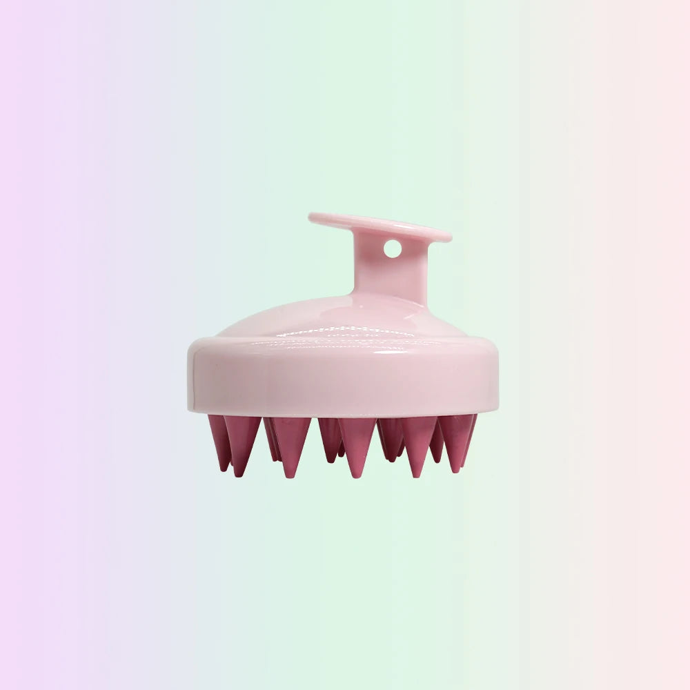 Soft Silicone Scalp Massager Shampoo Brush – Men & Women