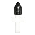 Crystal Cross Car Mirror Pendant LED Ambient Night Light