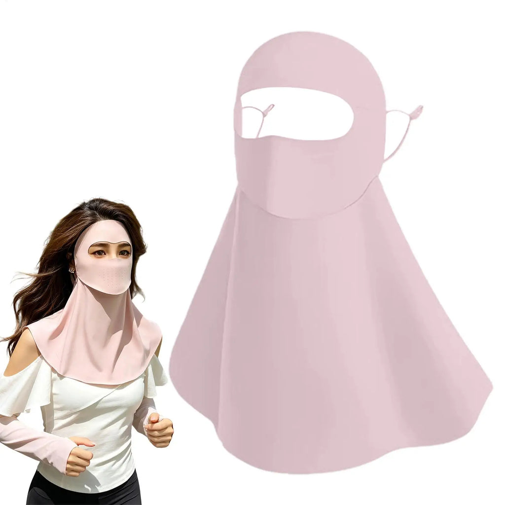 Sunscreen Full Face Mask Summer Neck Face Mask UV Protection Breathable Sun Protection Masks Veils Outdoor Sport Face Cover Oasis Select