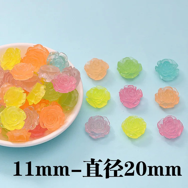 Glow-in-the-dark Kung Fu Chicken Simulation Resin Yellow Cartoon
