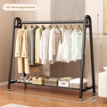 Simple Coat Rack Floor-to-ceiling Indoor Drying Rack Storage Rack Household Bedroom Floor-to-ceiling Clothes Rack Hanger Oasis Select Black 150-150-A