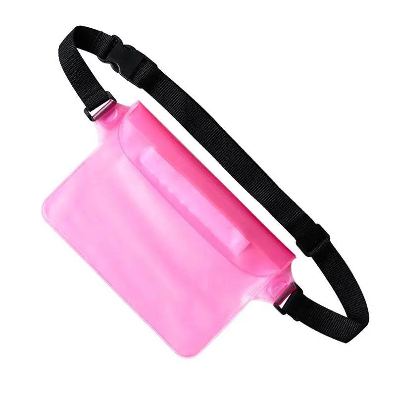 Waterproof Bag Hold ID's Credit Cards Keys Cell Phone Underwater Pouch Waist Pack Fanny Swimming Beach Dry Pouch Case Oasis Select F