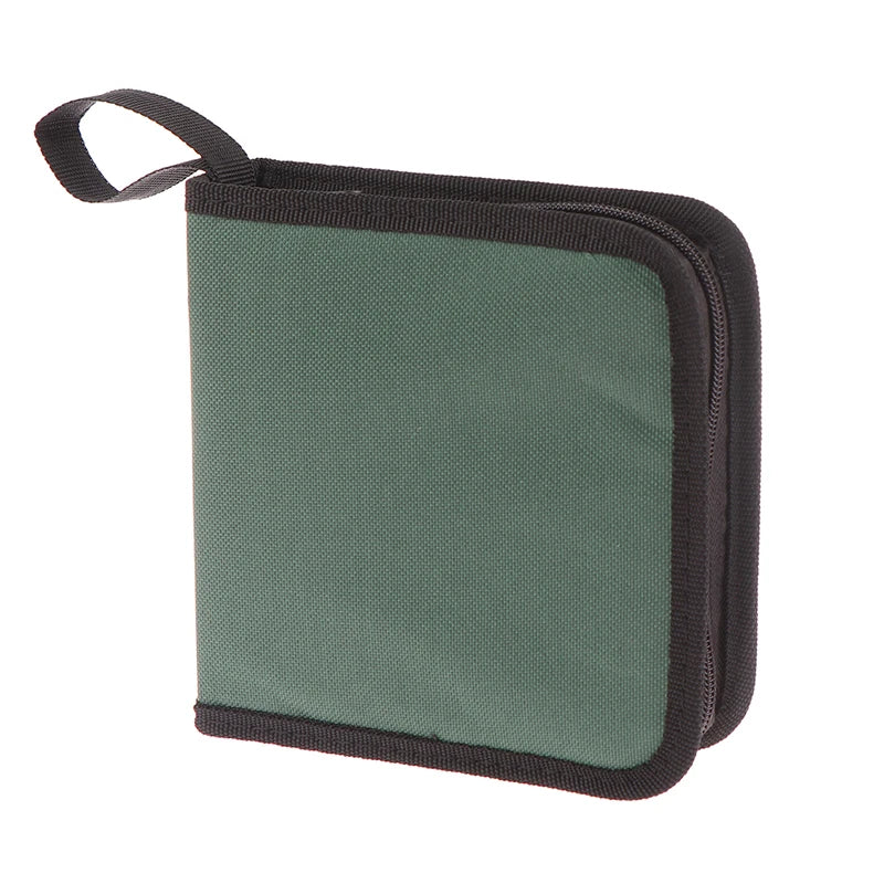 40-Disc Oxford CD DVD Storage Case – Zipper Organizer