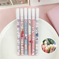 1Pcs Kawaii Game Cartoons Neutral Erasable Pen 0.5mm Blue Gel Pens Washable Handle School Office Supplies Kids Stationery Oasis Select rabbit random 1pc