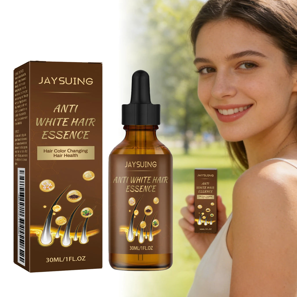 Jaysuing Anti-Grey Hair Serum – Nourishing Essence Oil 30ml Hair Essence Serum Oasis Select 30ml Boxed X 2PCS