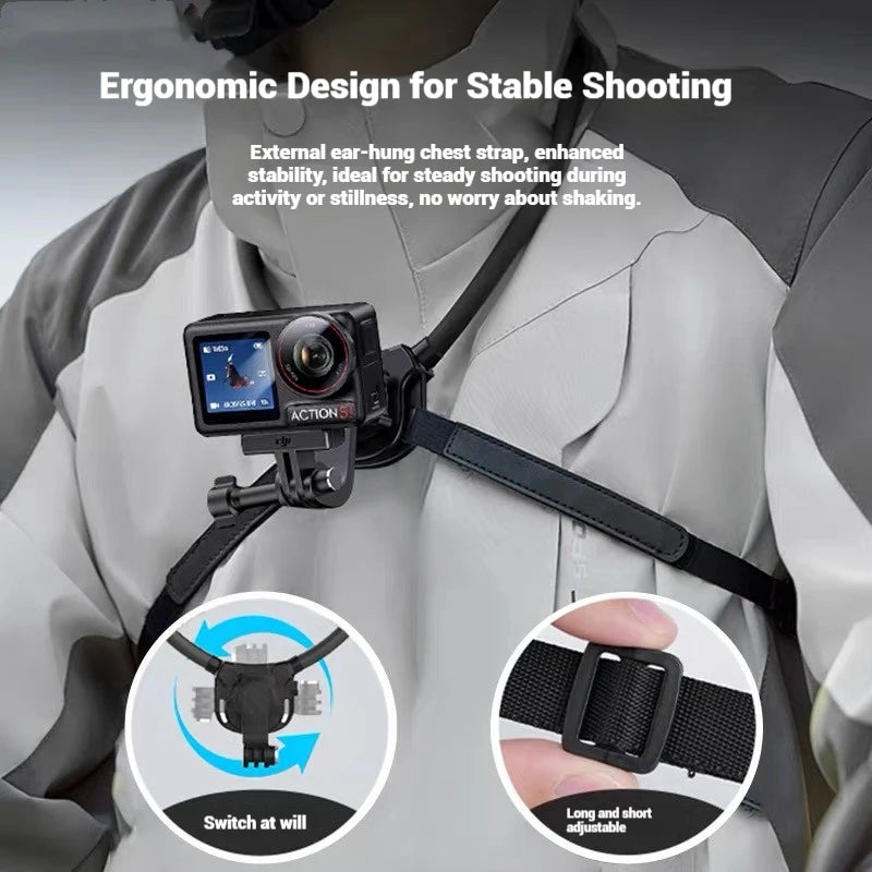 Magnetic Silicone Neck Mount for DJI Action Camera & Phone