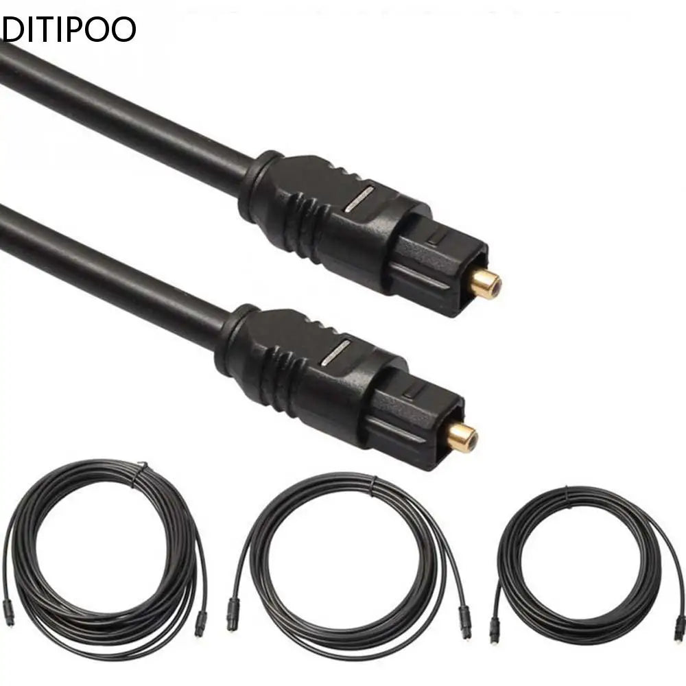 Digital Optical Audio Cable for Toslink Gold-Plated 1m 1.5m 2m 3m 5m 10m 15m 20m SPDIF MD DVD Gold Plated Cable Oasis Select