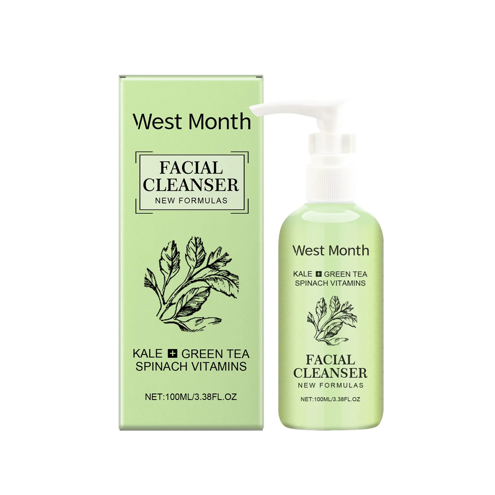 Remove Dirt Cleanser Anti Acne Oil Control Cleansing Pores Reducing Blackhead Brightening Soothing Purifying Foaming Facial Wash Oasis Select 100ml boxed