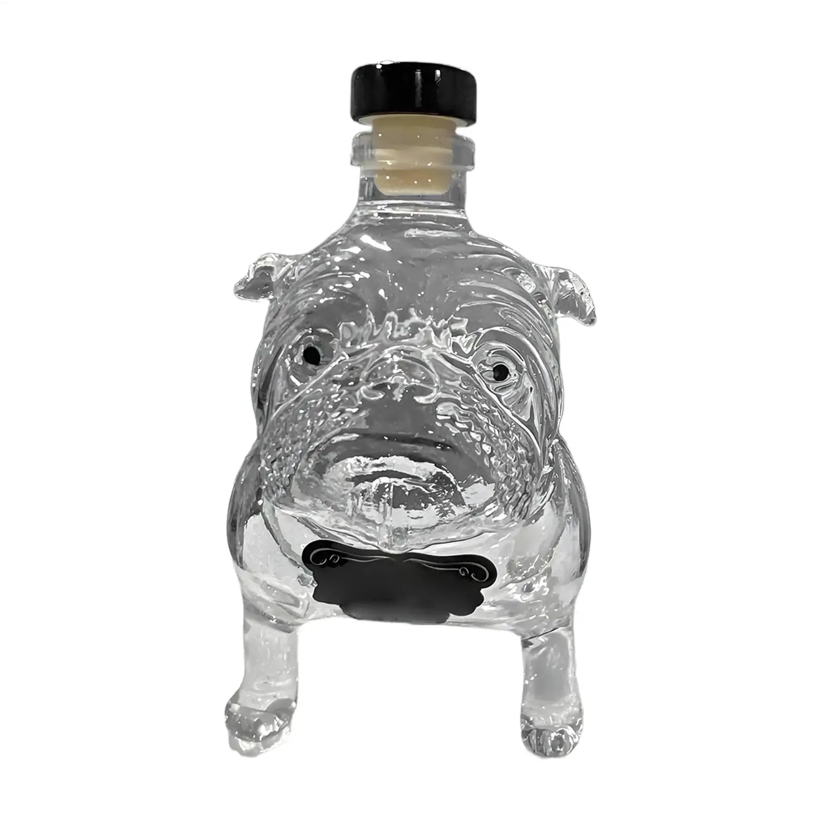 Funny Dog Whiskey Bottle Unique Dog Decanter Glass Collectible Novelty Animal-shaped Bottle For Men Home Tasting Beer Bachelor Oasis Select
