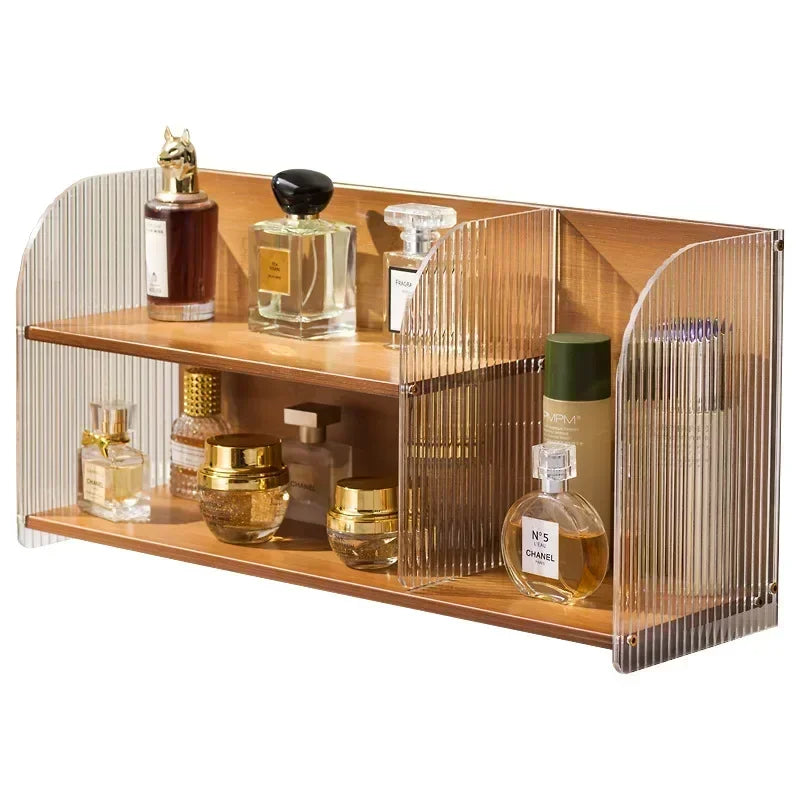 Multi-functional Cosmetics Storage Box Dresser Shelf Skin Care Products Perfume Shelf Desktop Premium Acrylic Storage Shelf Oasis Select