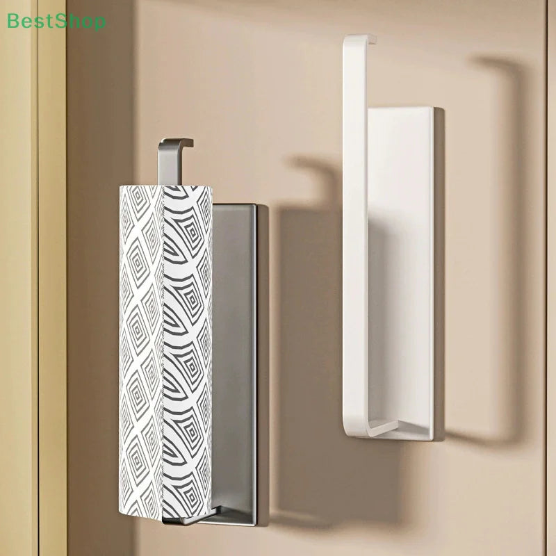 Magnetic Paper Towel Holder – No-Drill Wall Mount Shelf