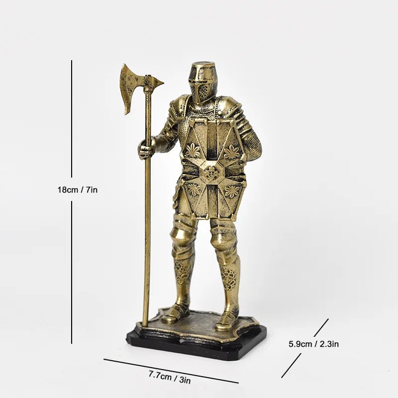 Nordic Vintage Knight Decoration Creative Living Room Office Decoration Home TV Cabinet Decoration Oasis Select WS24103-J